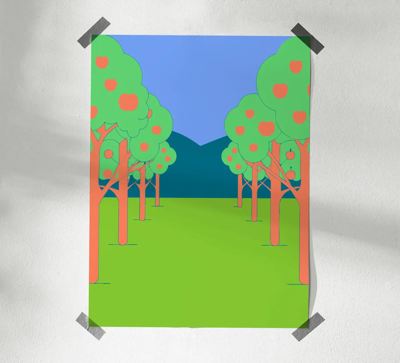 Apfelbaum Poster von OUR SHOP