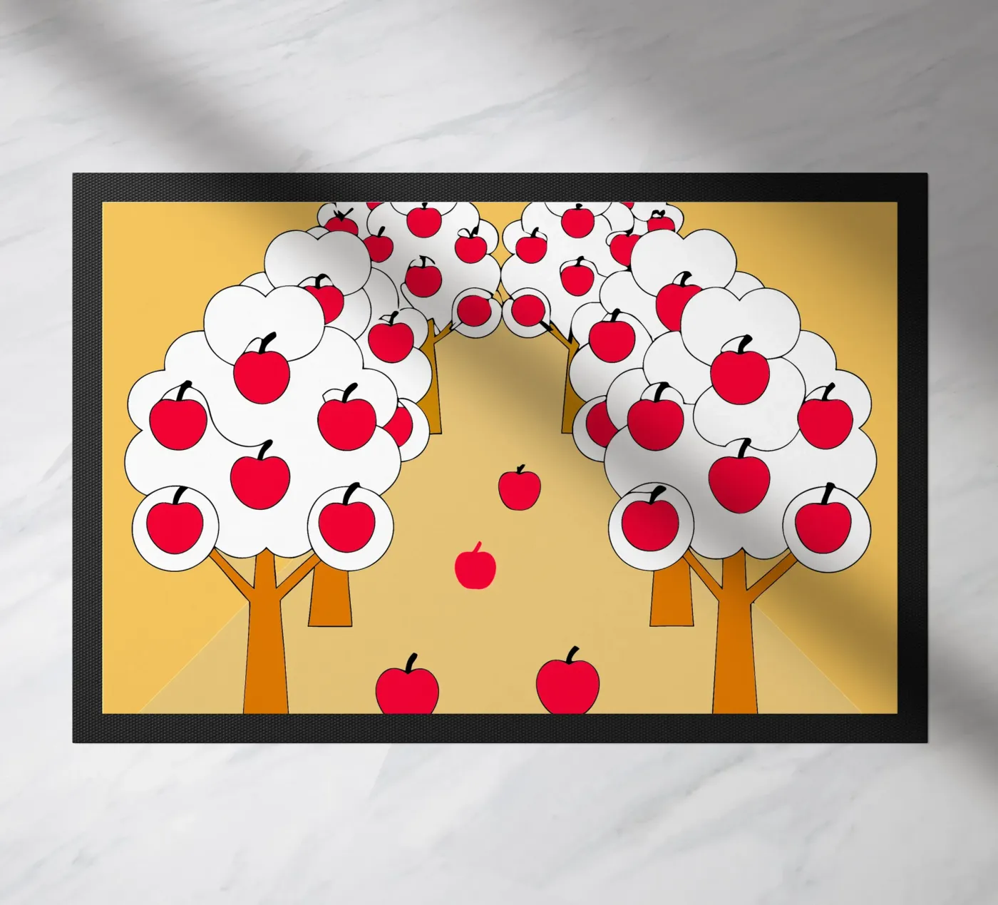 Apple Tree doormat by OUR SHOP