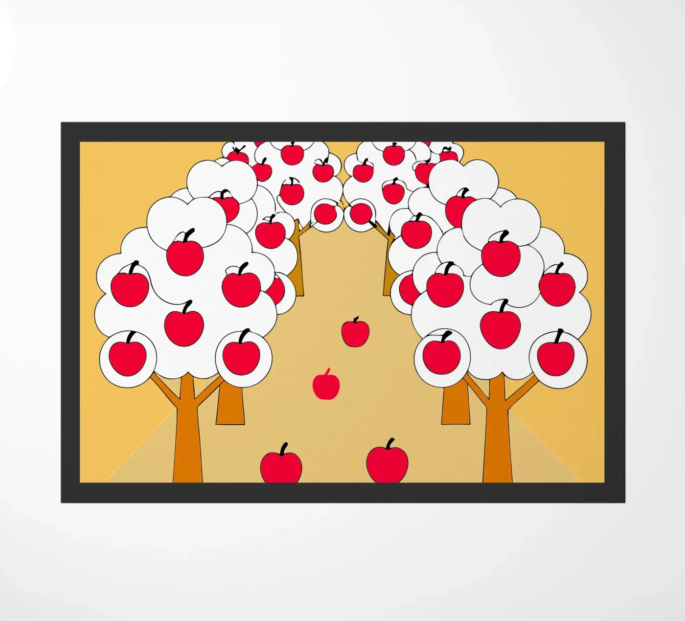 Apple Tree doormat by OUR SHOP