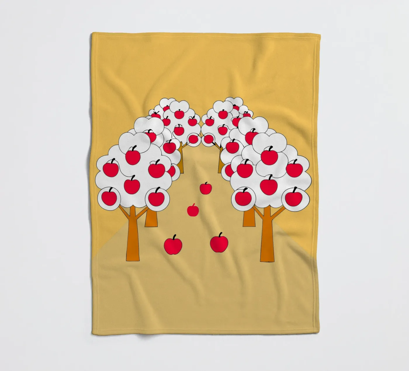 Apple Tree Fleecedecke von OUR SHOP