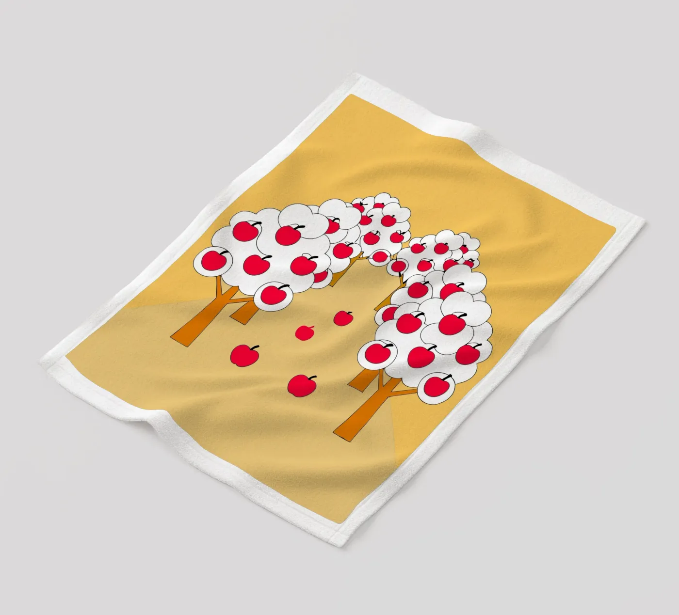 Apple Tree Fleecedecke von OUR SHOP