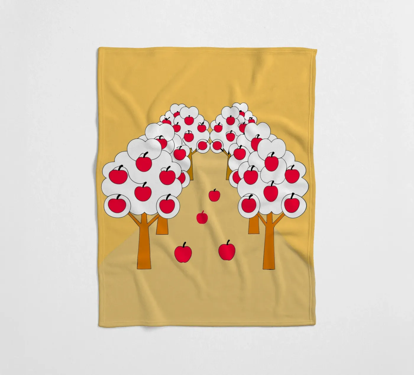 Apple Tree Fleecedecke von OUR SHOP
