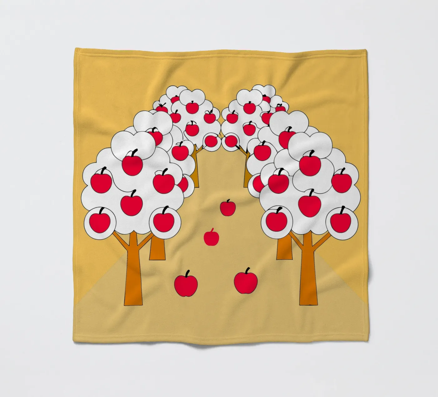 Apple Tree Fleecedecke von OUR SHOP