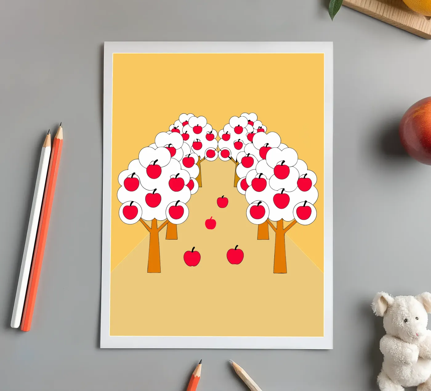 Apple Tree sticker sheet by OUR SHOP