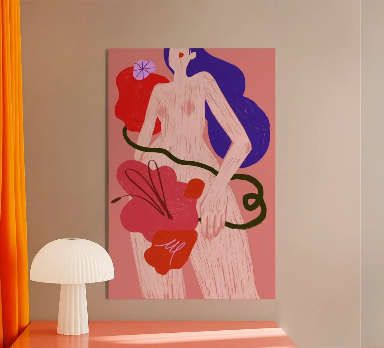Fierce And Flourishing plexiglass da Pure