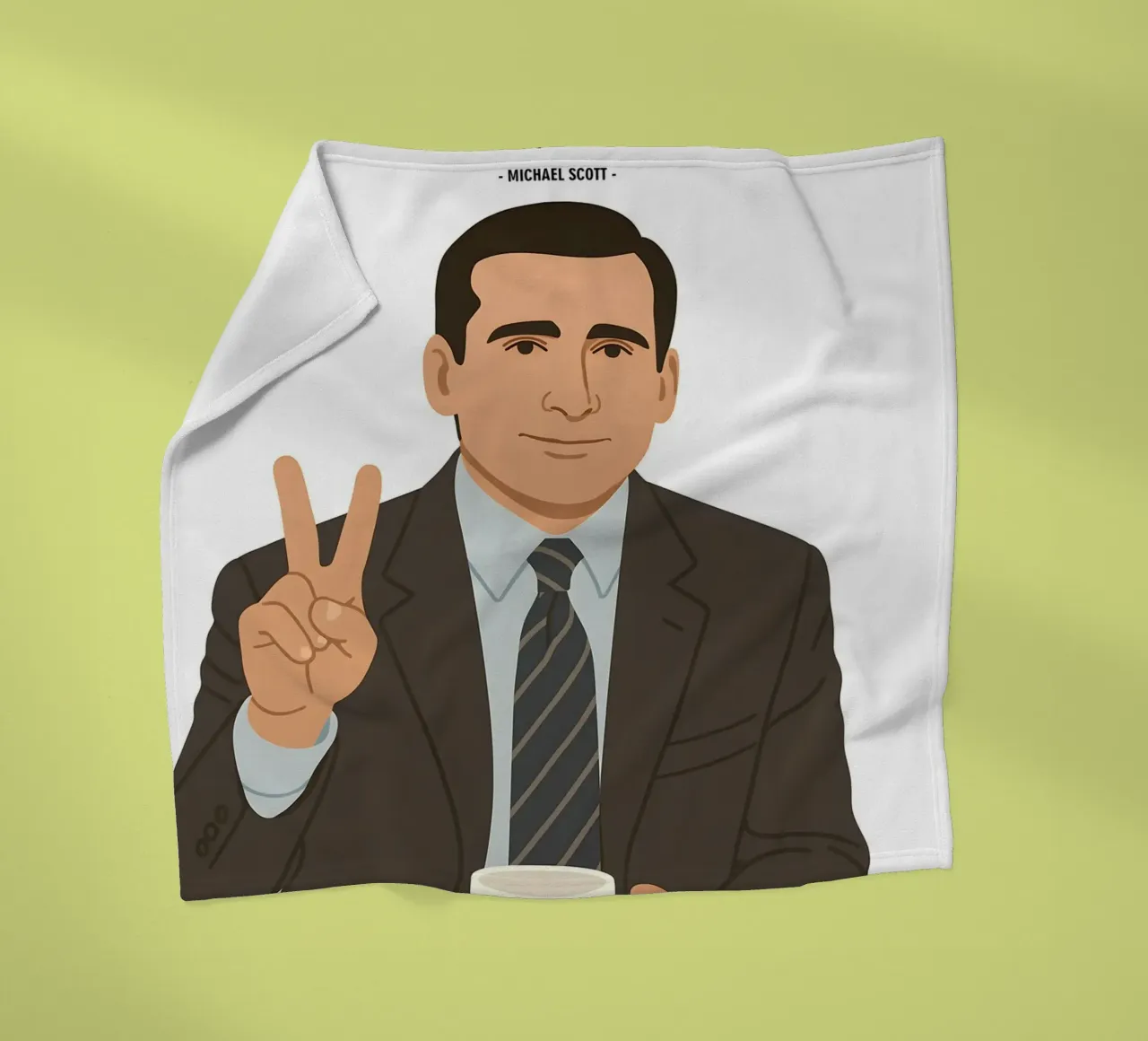 Michael Scott The Office quotes coperta in pile da MoviesArt