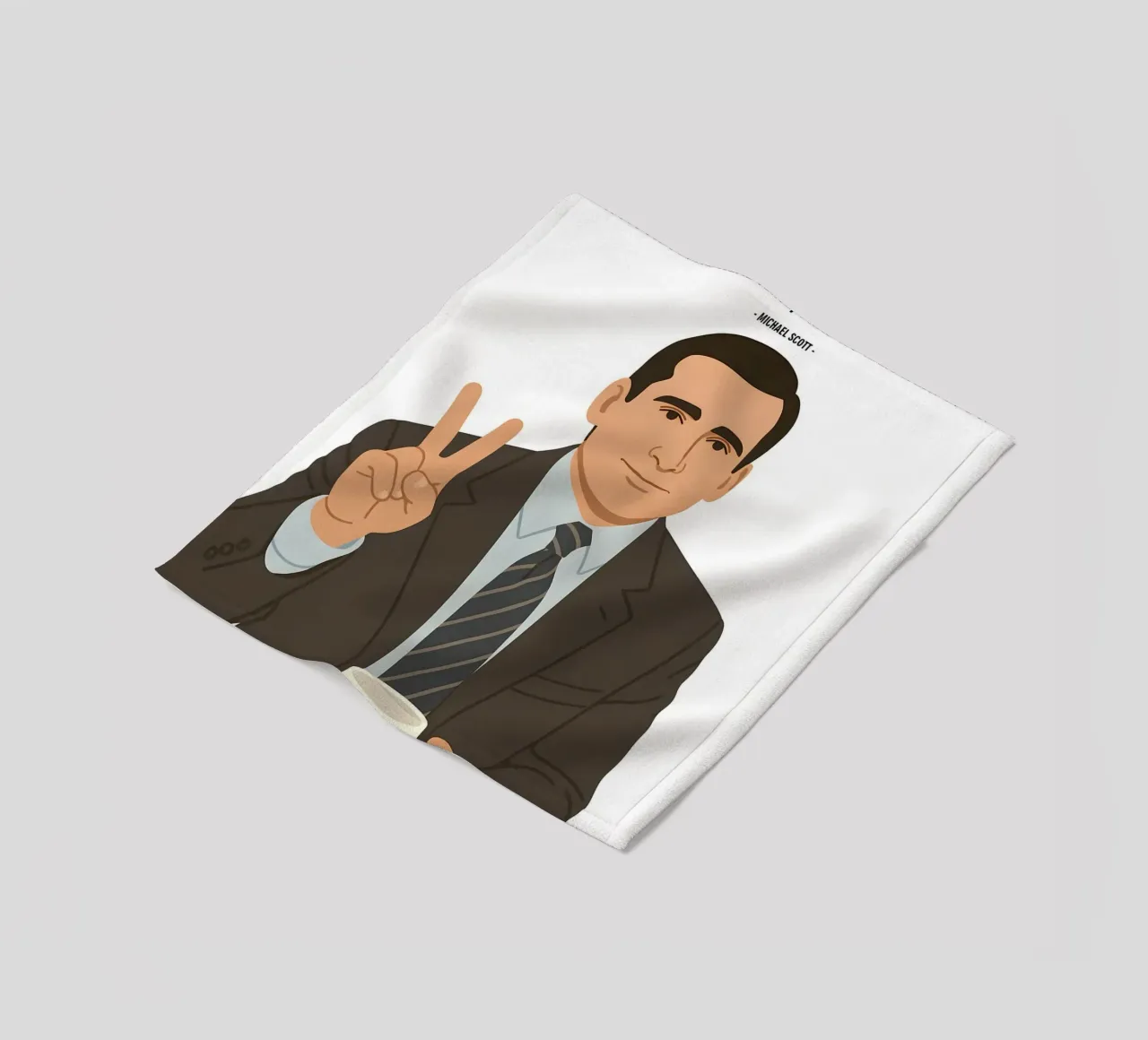 Michael Scott The Office quotes coperta in pile da MoviesArt