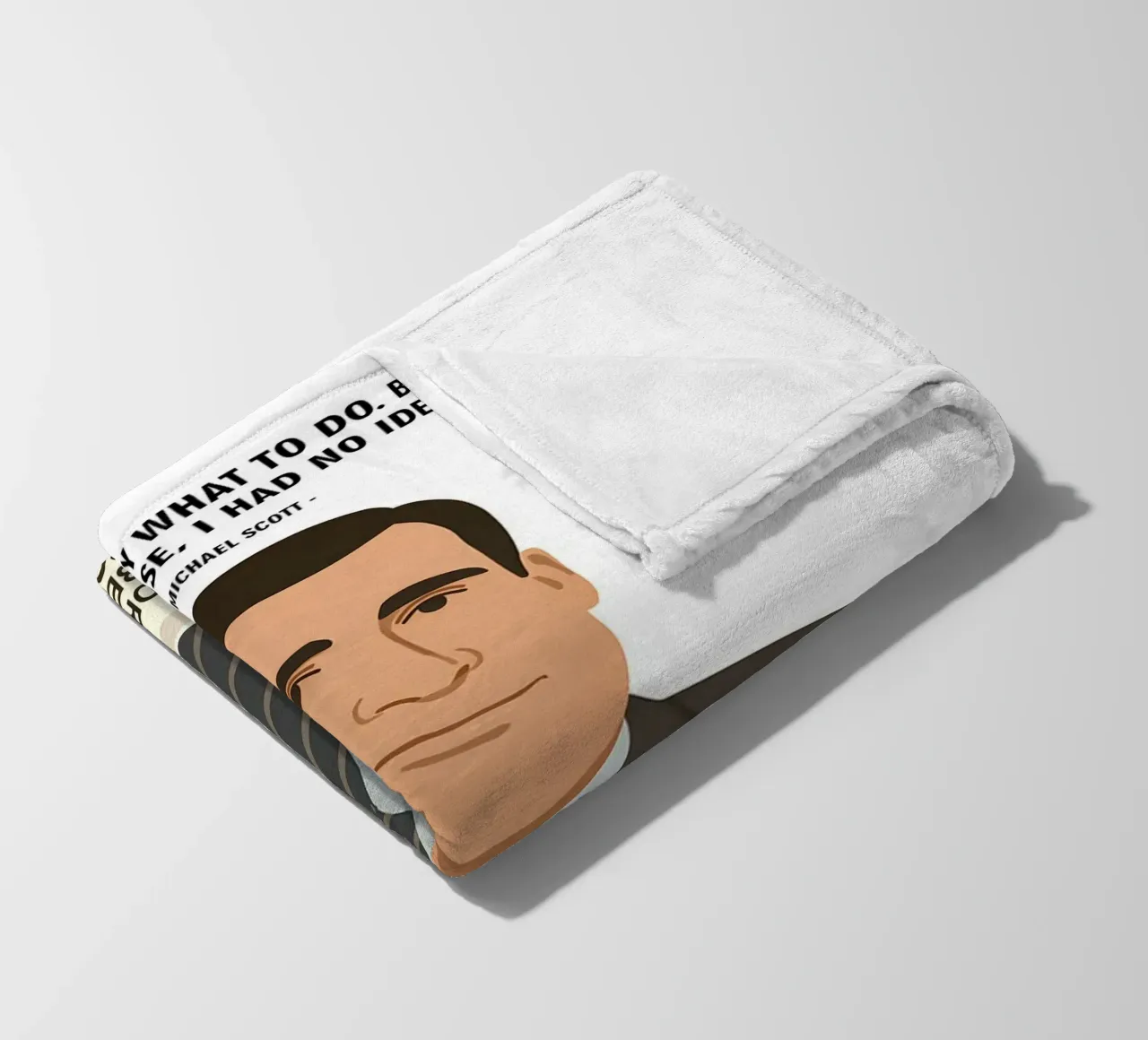 Michael Scott The Office quotes coperta in pile da MoviesArt