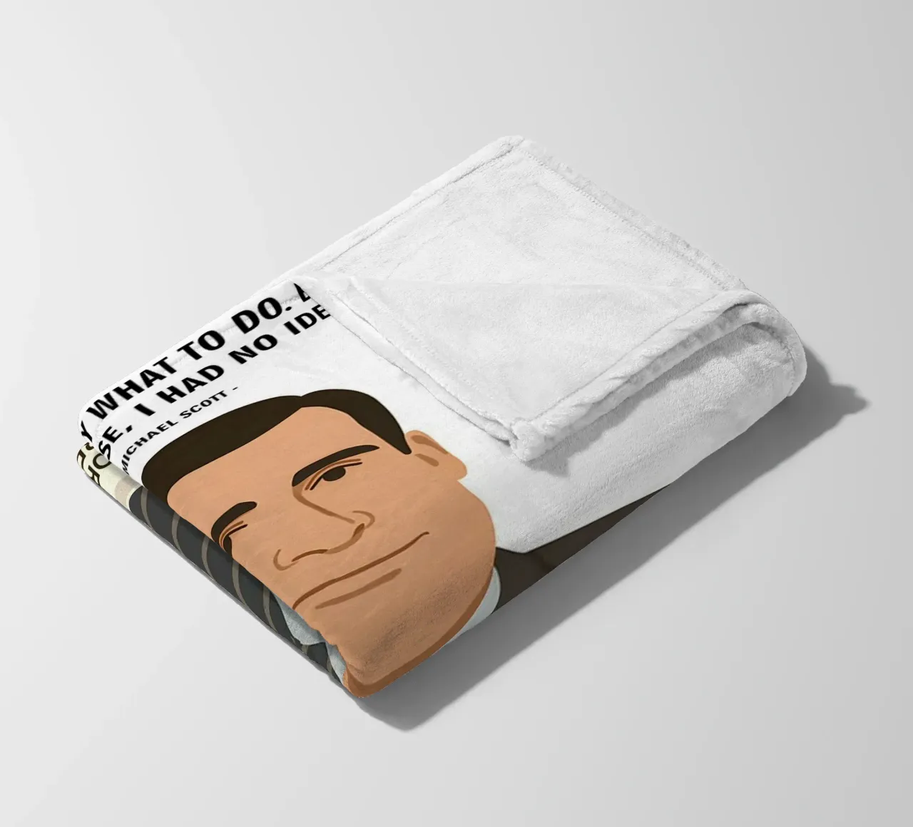 Michael Scott The Office quotes coperta in pile da MoviesArt