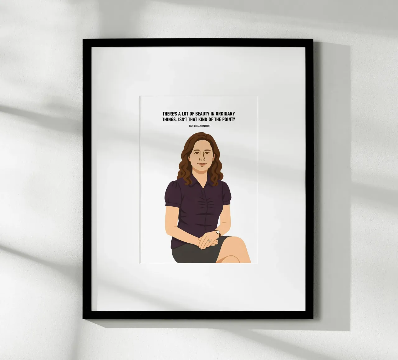 Pam Beesly Halpert The Office poster da MoviesArt