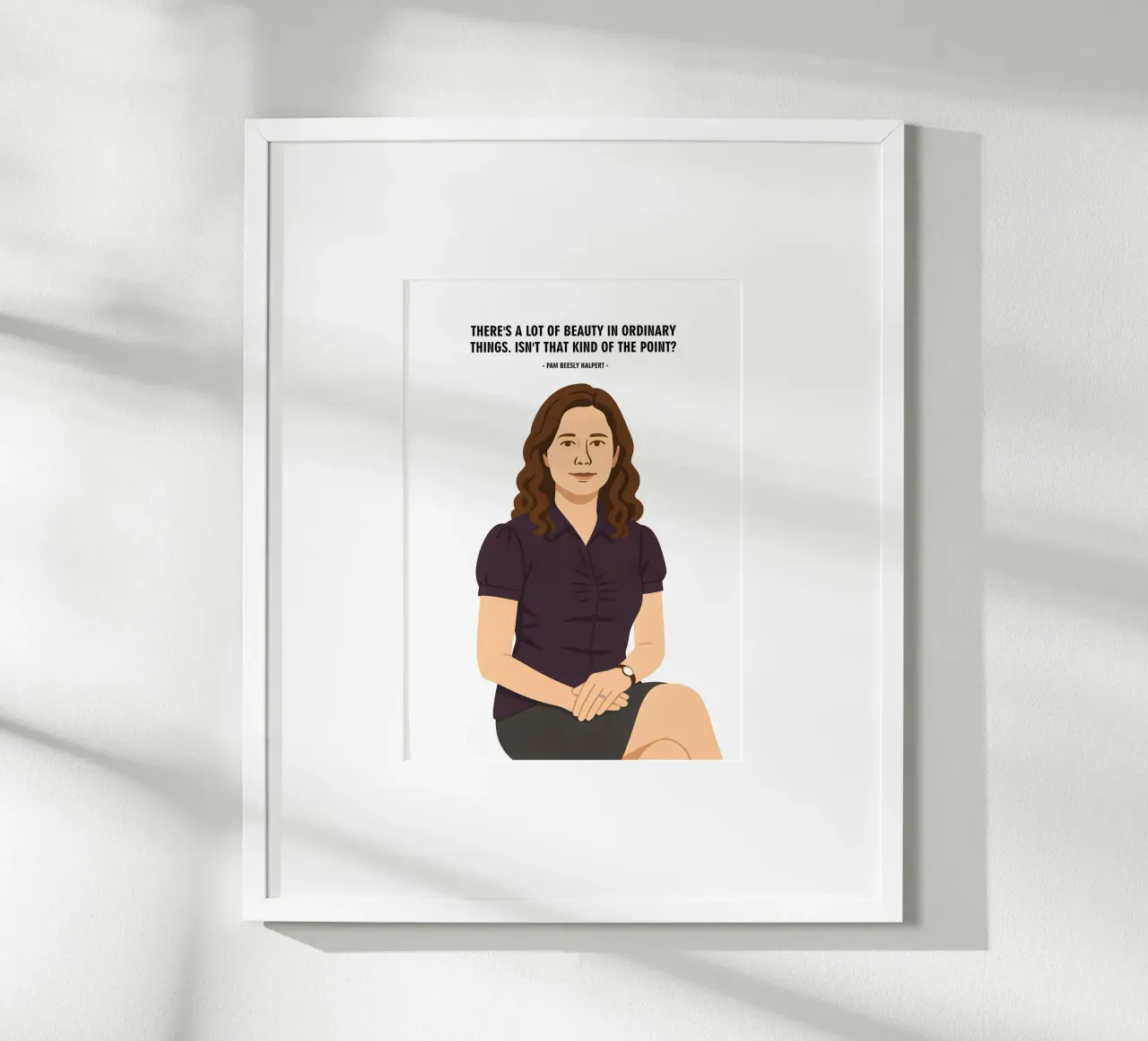 Pam Beesly Halpert The Office poster da MoviesArt