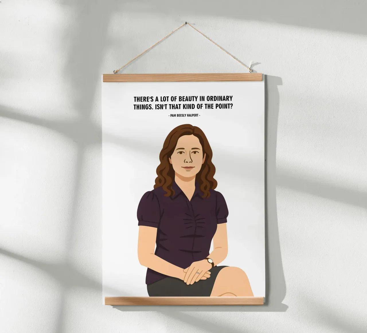 Pam Beesly Halpert The Office poster da MoviesArt