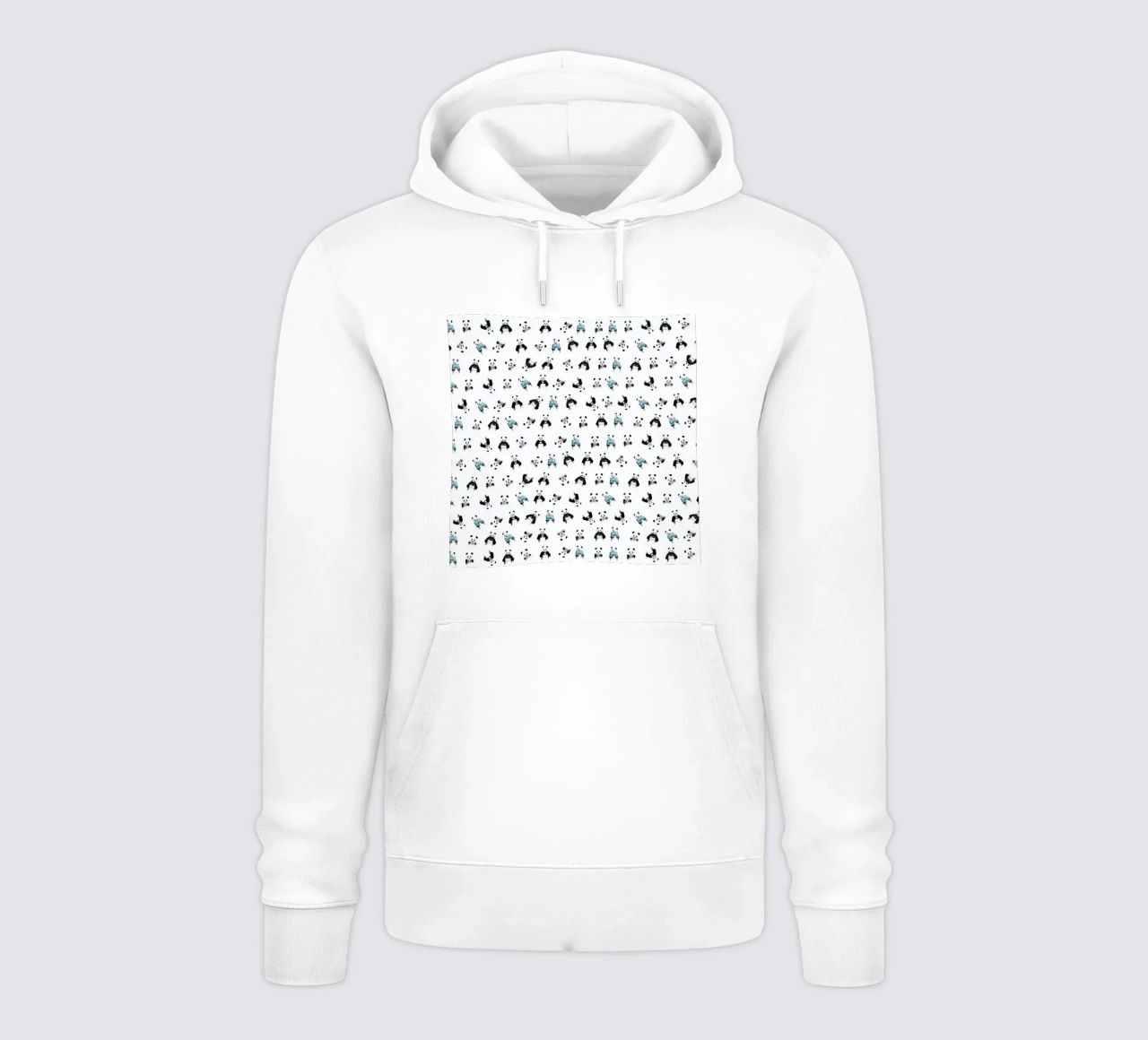 Panda Pattern felpa con cappuccio da Balazs Solti