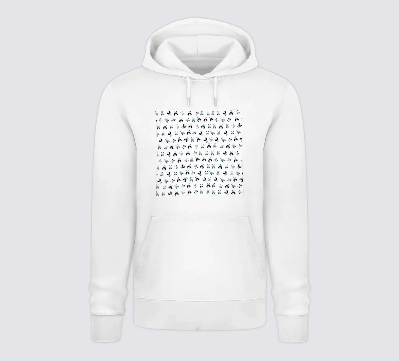 Panda Pattern hoodie by Balazs Solti