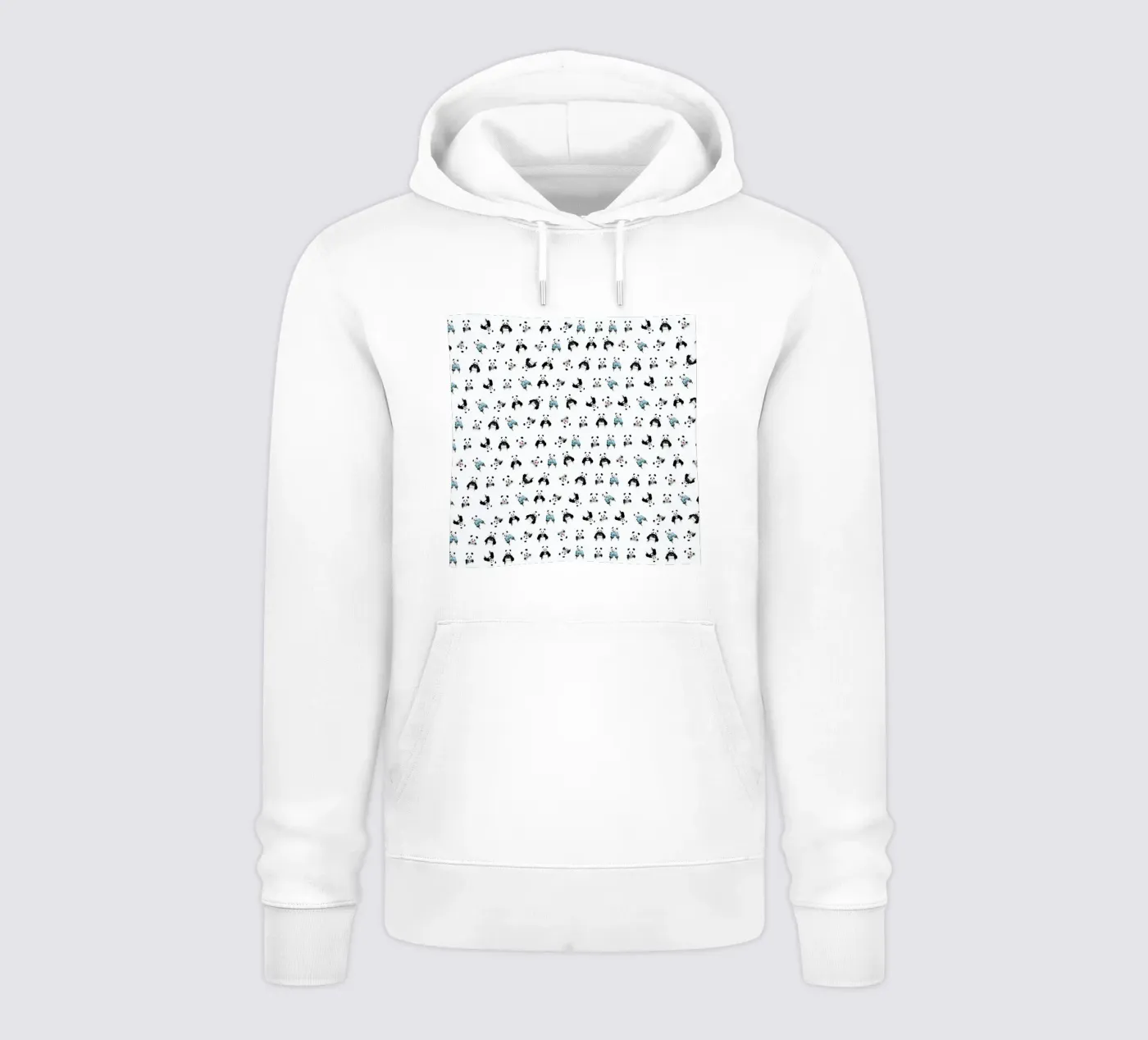 Panda Pattern hoodie by Balazs Solti