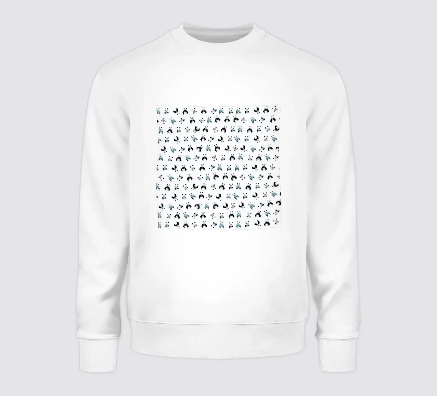 Panda Pattern sweatshirt by Balazs Solti
