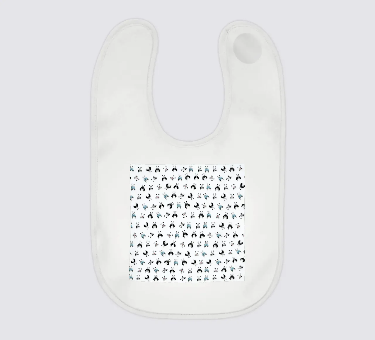 Panda Pattern Babylätzchen von Balazs Solti