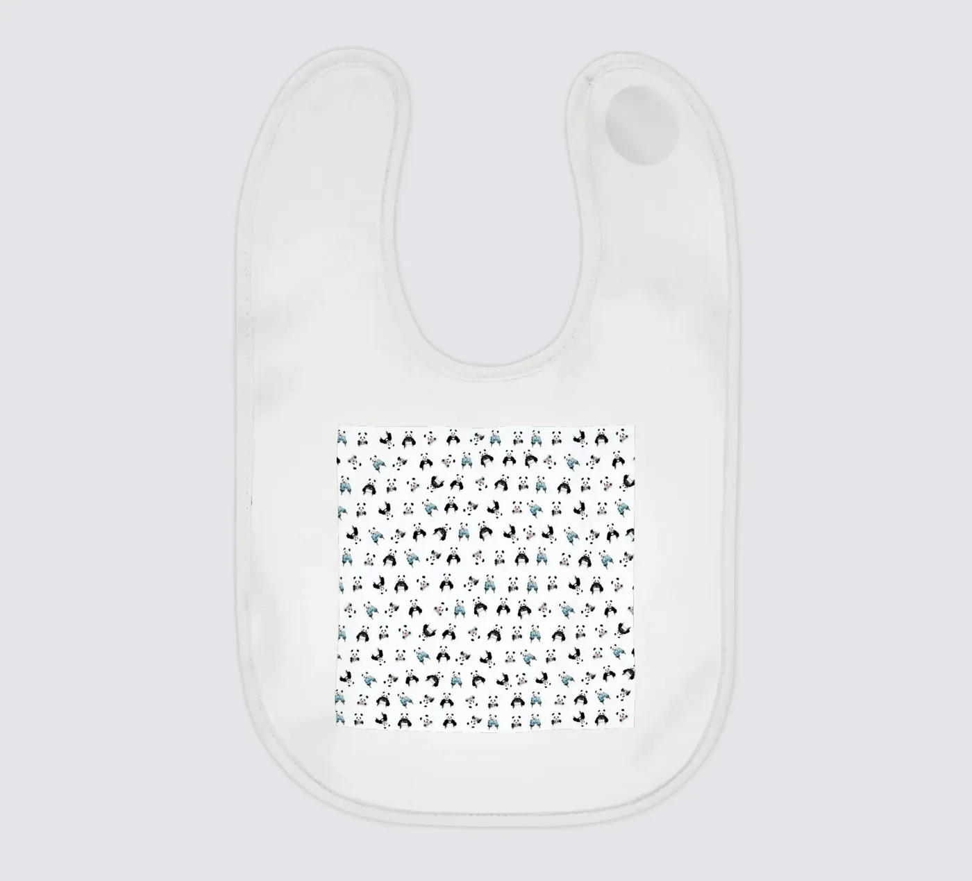 Panda Pattern Babylätzchen von Balazs Solti