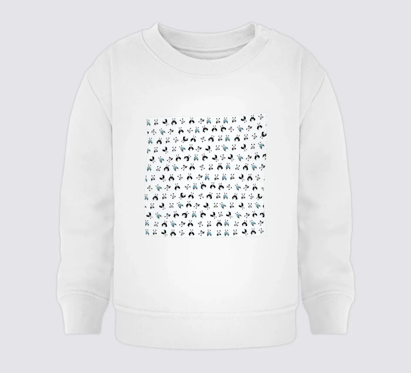 Panda Pattern felpa neonato da Balazs Solti