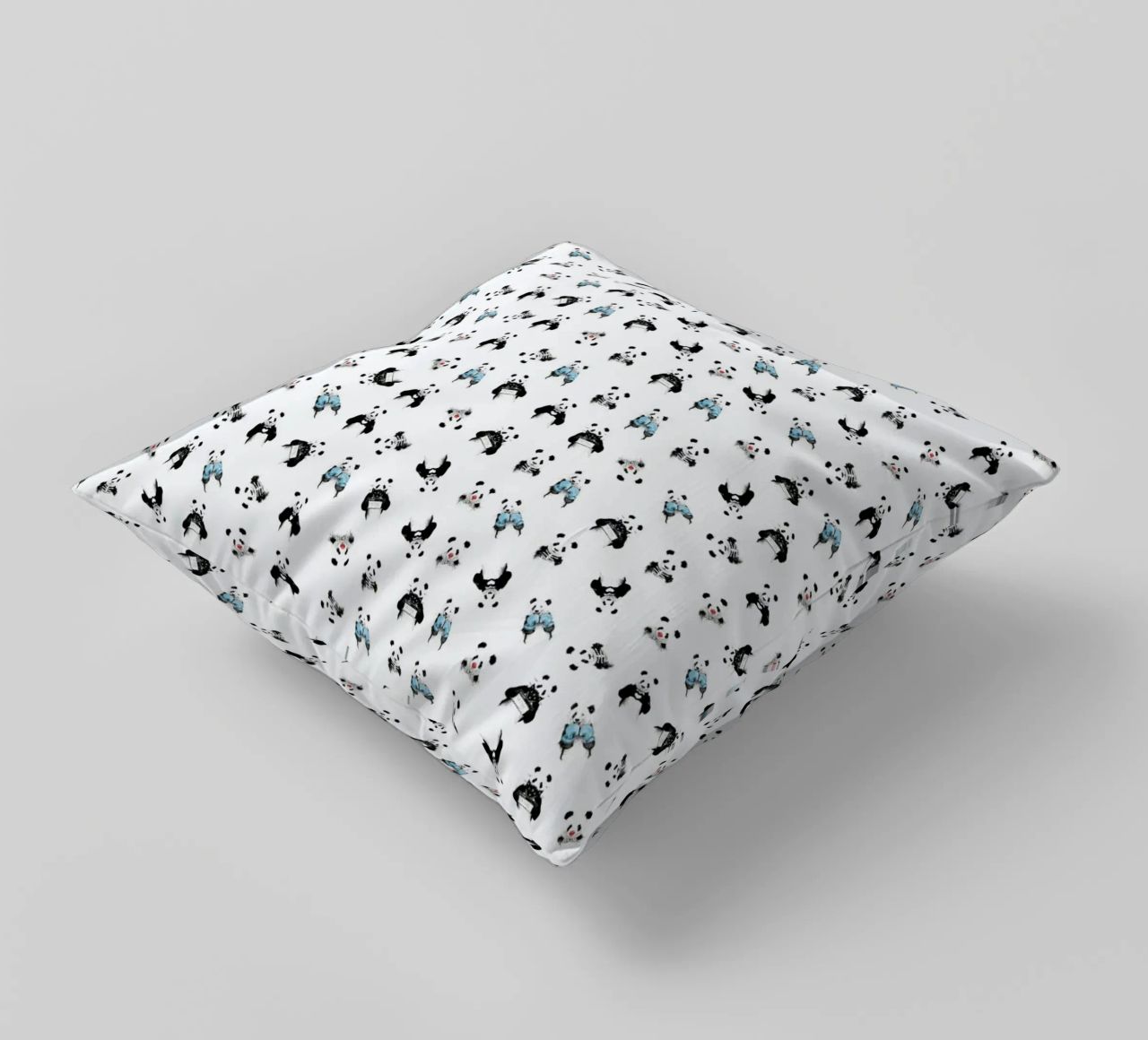Panda Pattern cuscino da Balazs Solti