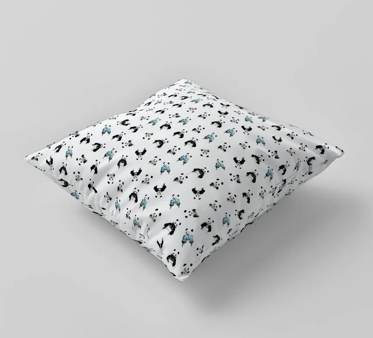 Panda Pattern cuscino da Balazs Solti