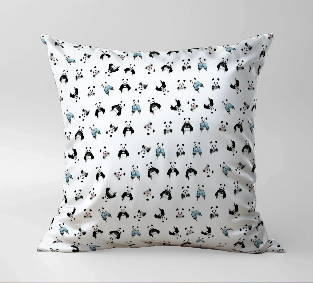 Panda Pattern cuscino da Balazs Solti