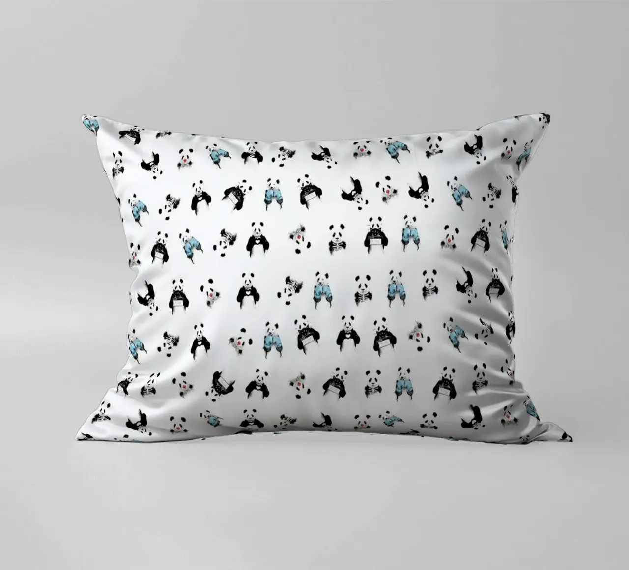 Panda Pattern cuscino da Balazs Solti