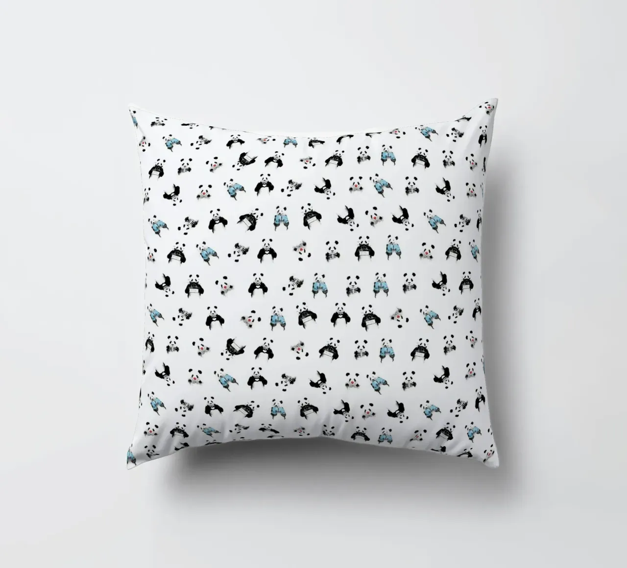 Panda Pattern cuscino da Balazs Solti