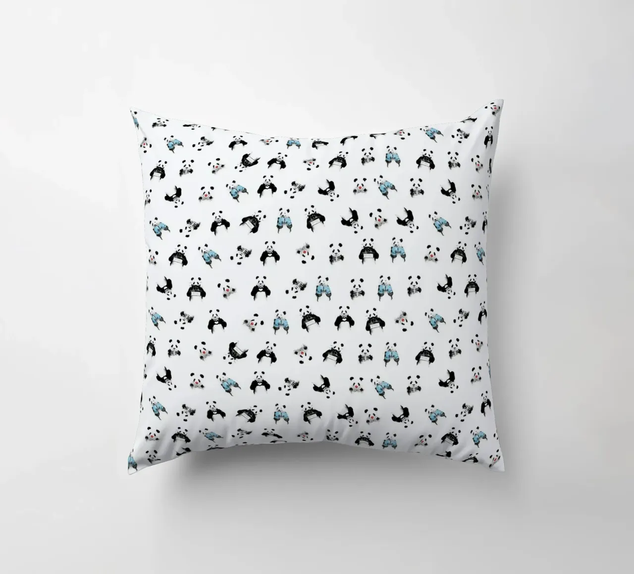 Panda Pattern cuscino da Balazs Solti