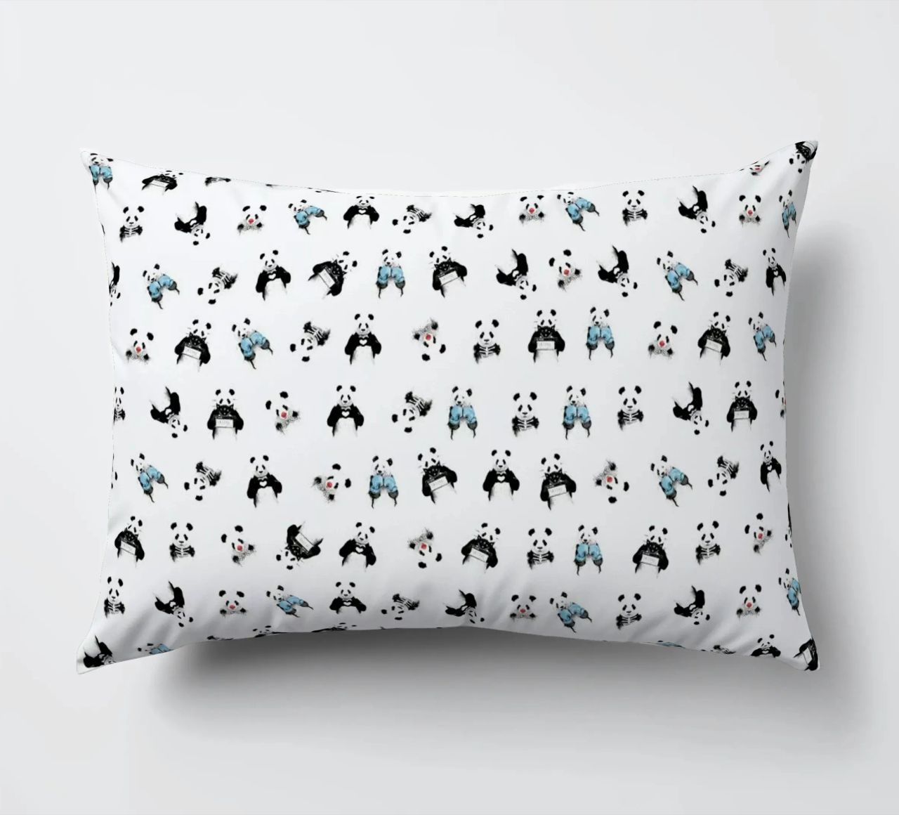 Panda Pattern cuscino da Balazs Solti