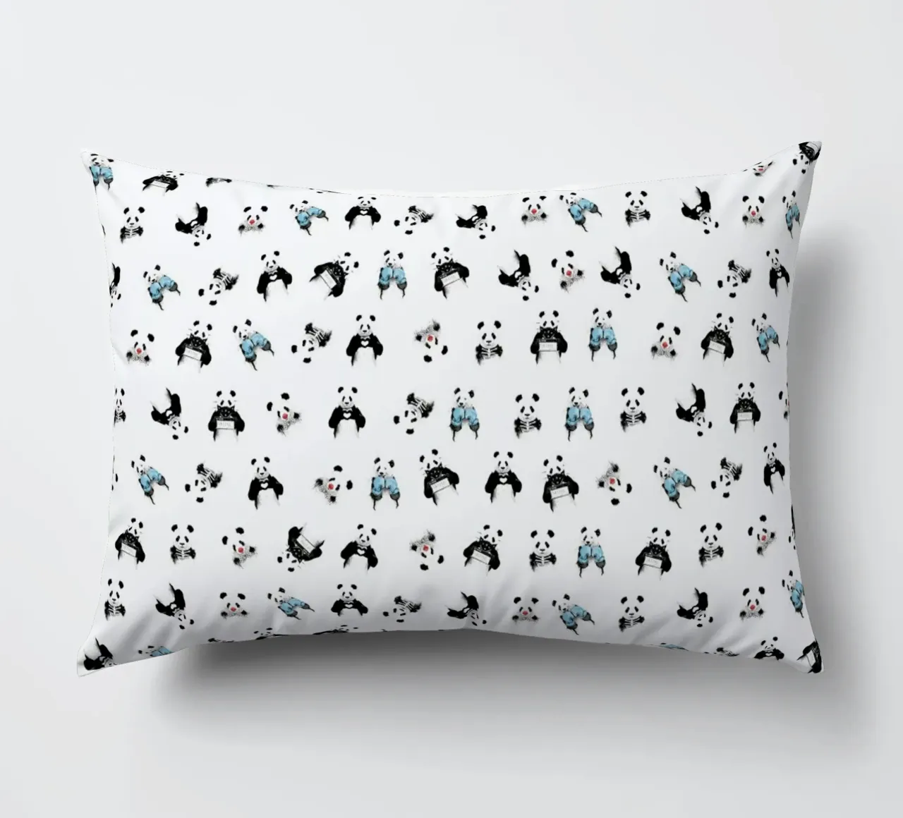 Panda Pattern Kissen von Balazs Solti
