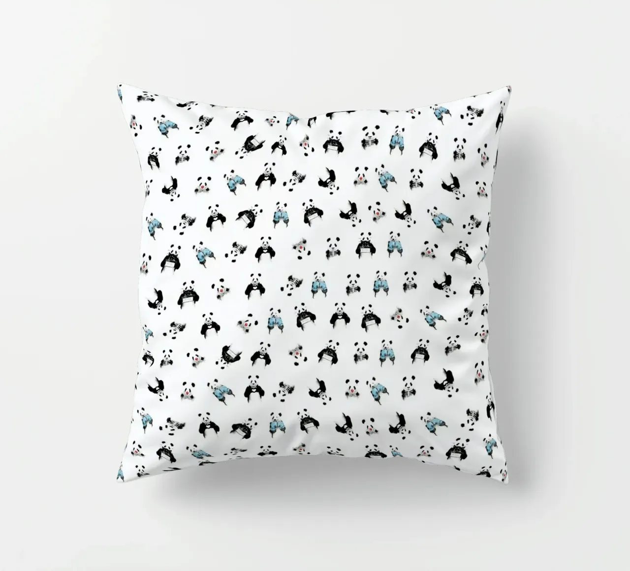 Panda Pattern cuscino da Balazs Solti