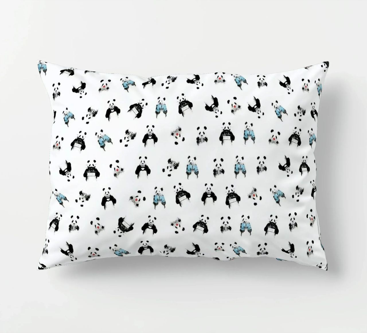 Panda Pattern cuscino da Balazs Solti