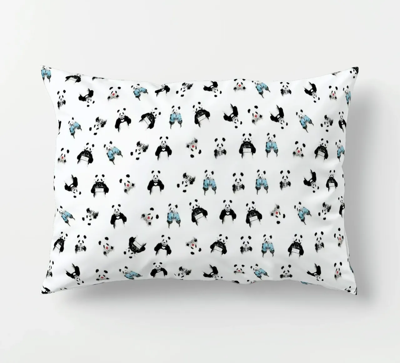 Panda Pattern Kissen von Balazs Solti