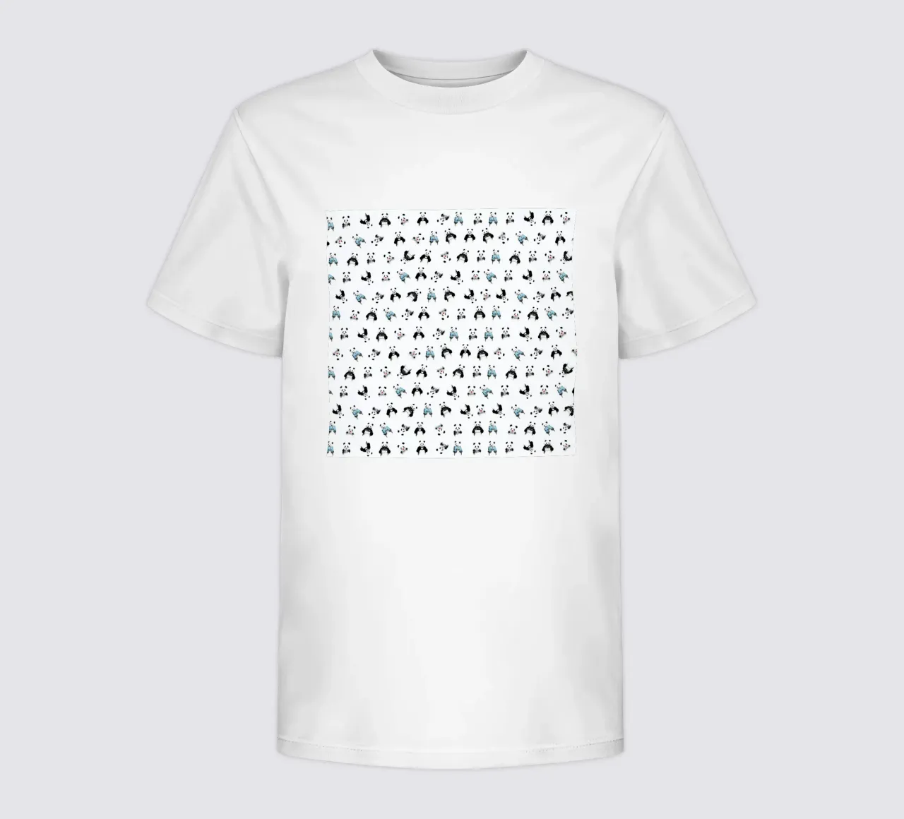 Panda Pattern Kinder T-Shirt von Balazs Solti