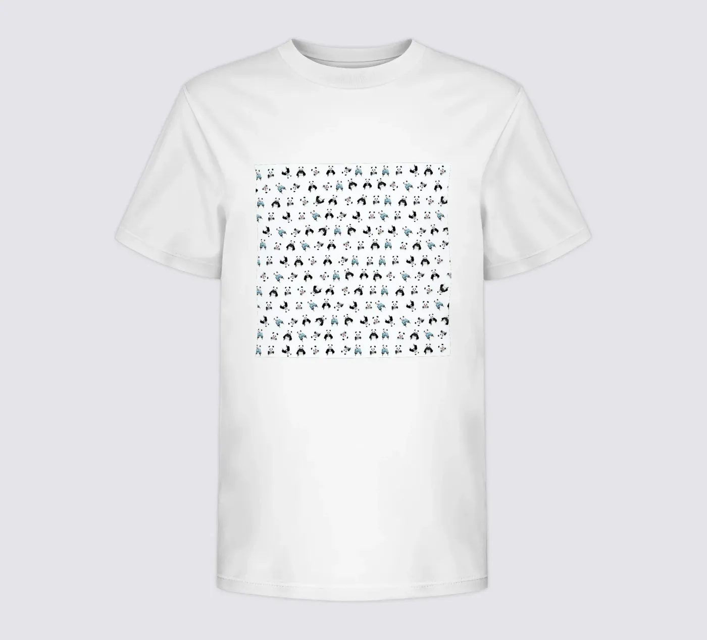 Panda Pattern kinder t-shirt van Balazs Solti