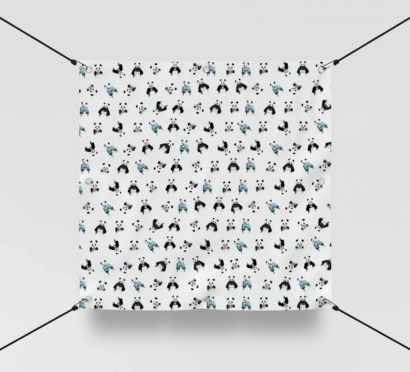 Panda Pattern PVC Plane von Balazs Solti