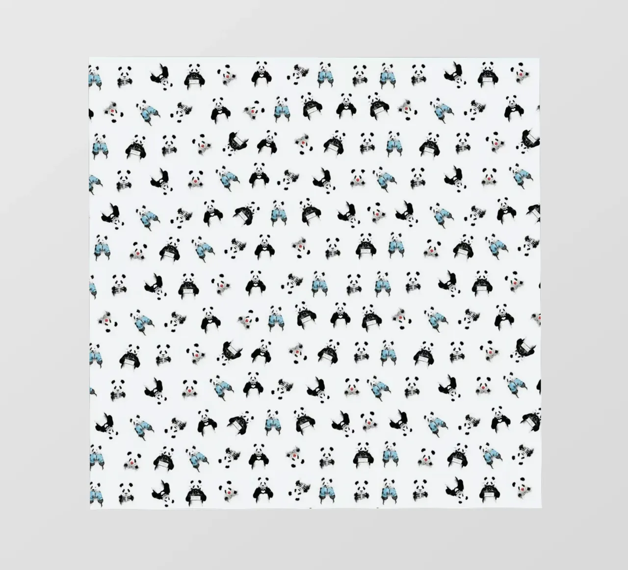 Panda Pattern PVC Plane von Balazs Solti