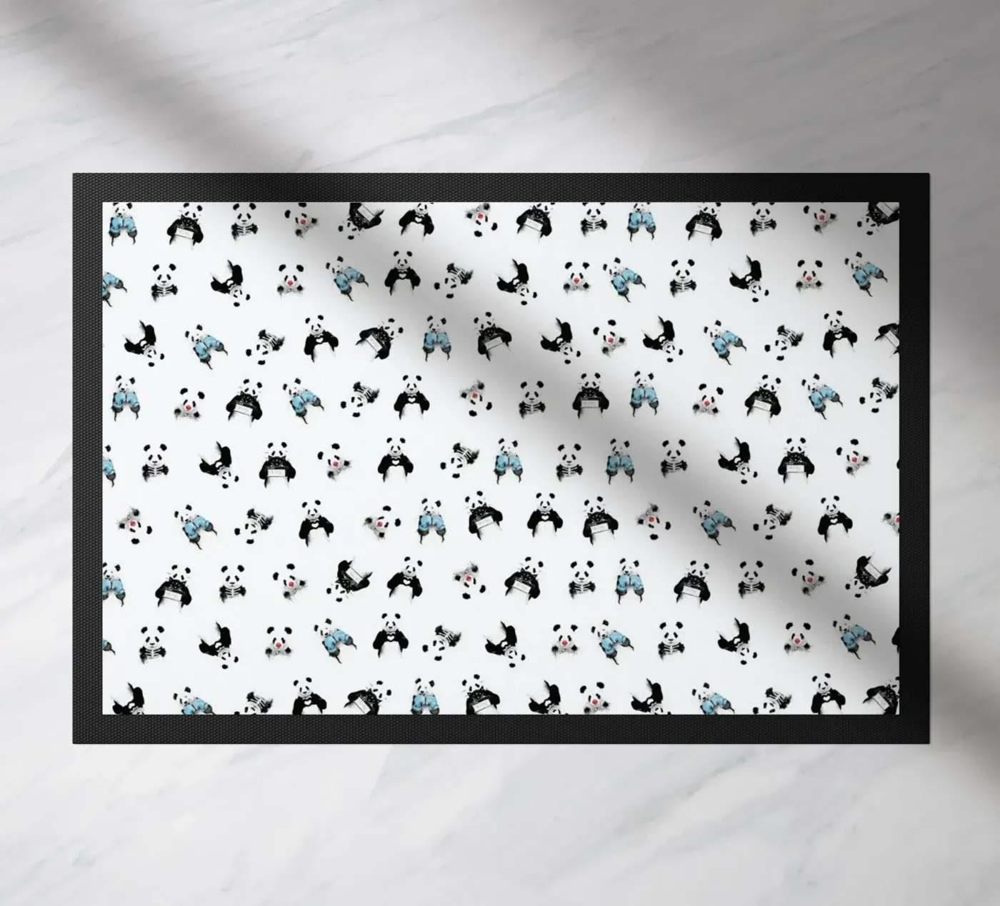 Panda Pattern zerbino da Balazs Solti