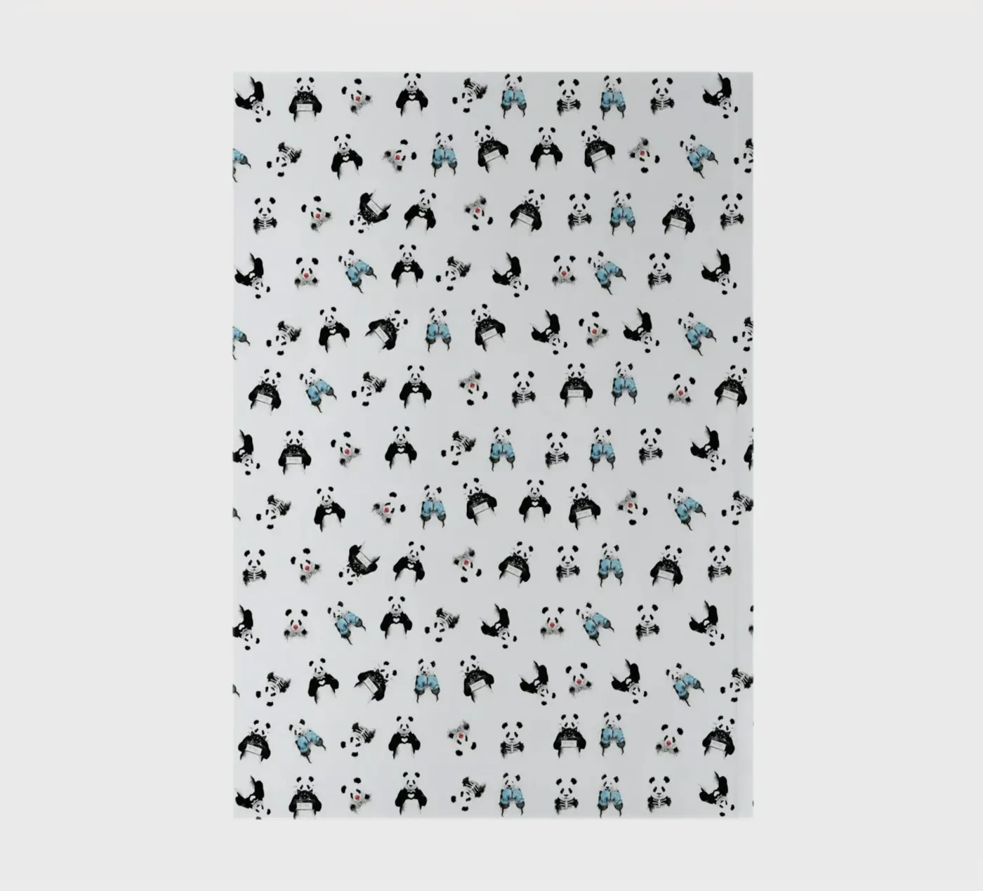 Panda Pattern Notizbuch von Balazs Solti