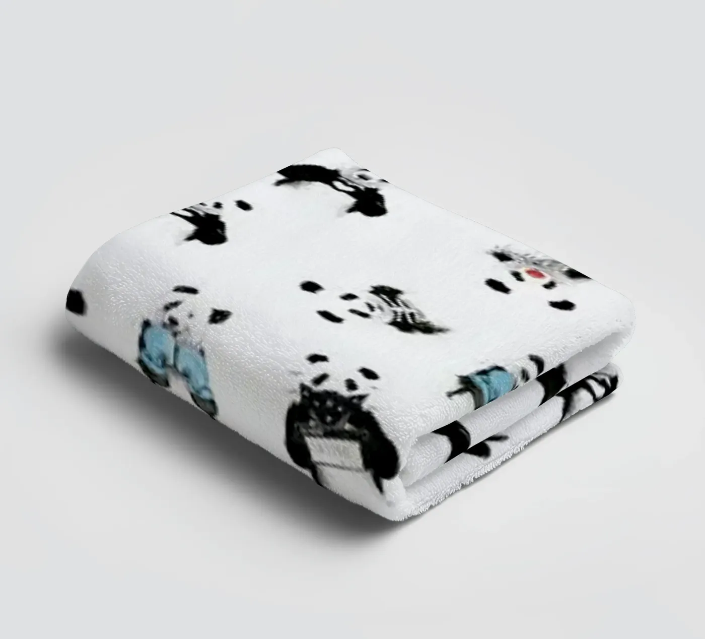 Panda Pattern badhanddoek van Balazs Solti