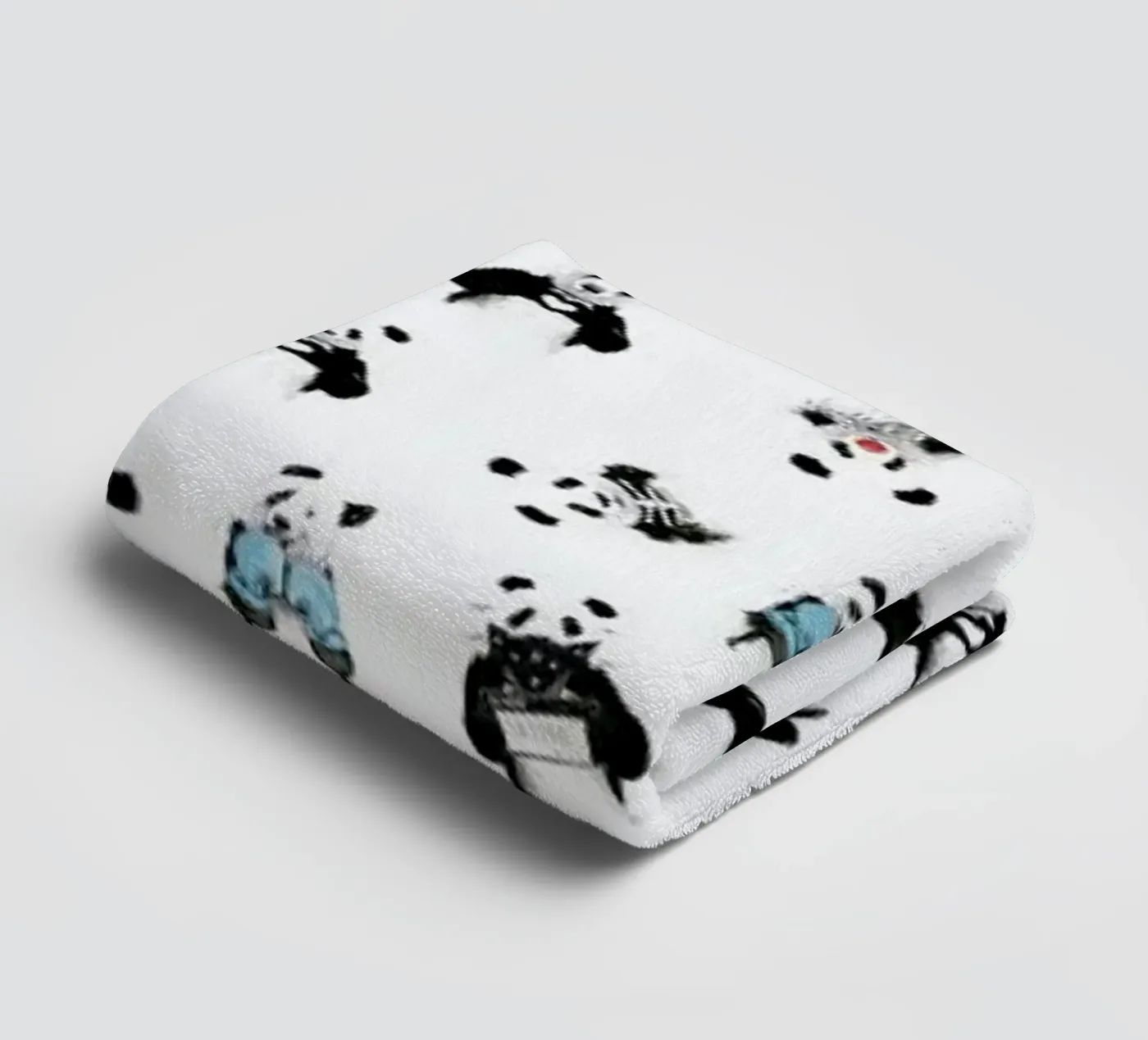 Panda Pattern Handtuch von Balazs Solti