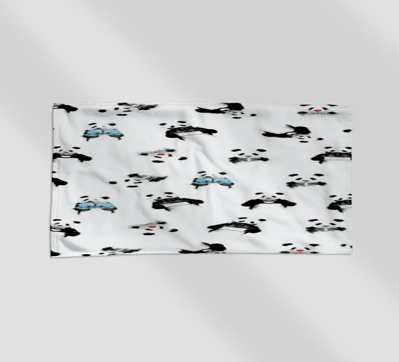 Panda Pattern strandhanddoek van Balazs Solti