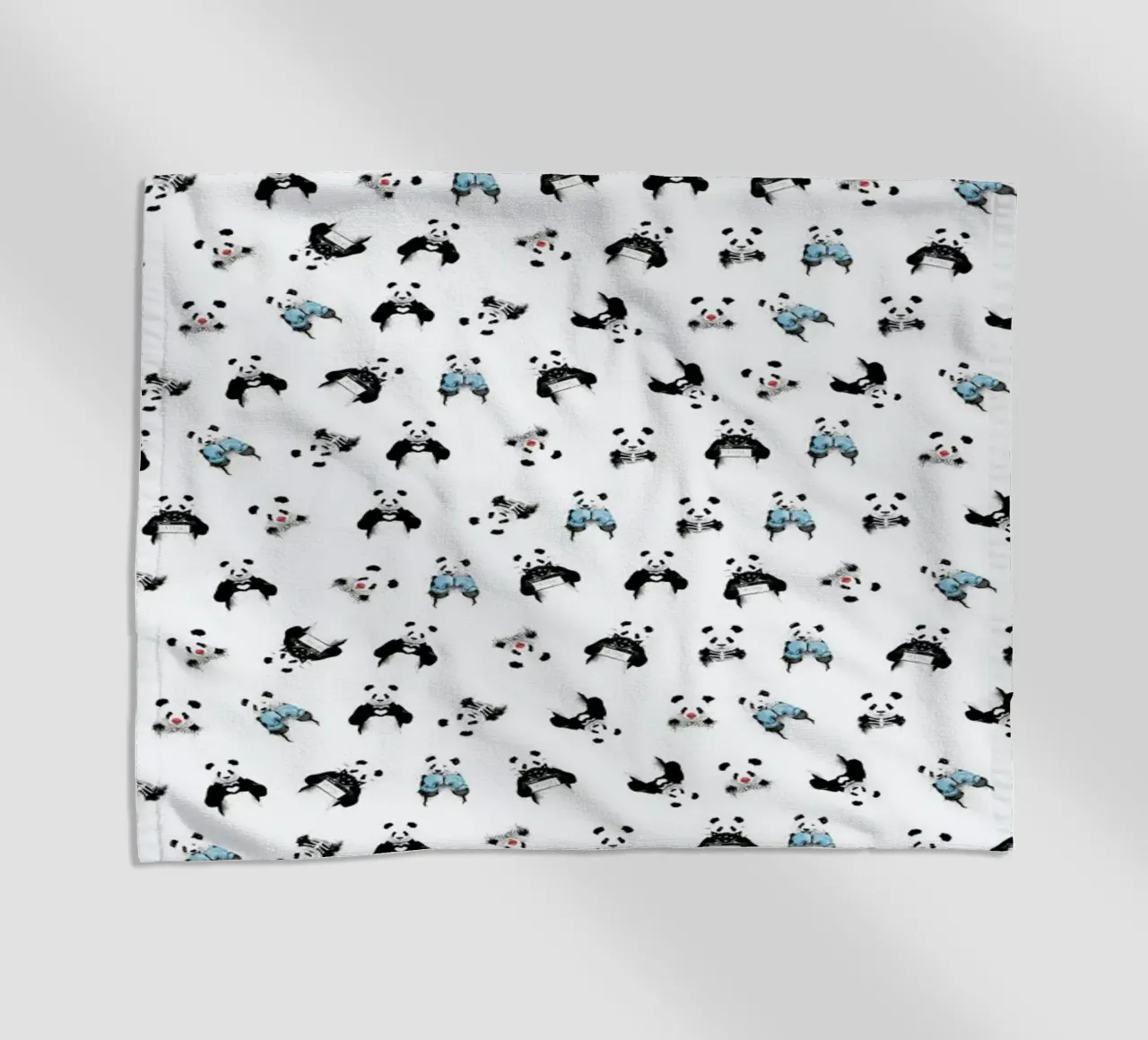 Panda Pattern telo mare da Balazs Solti