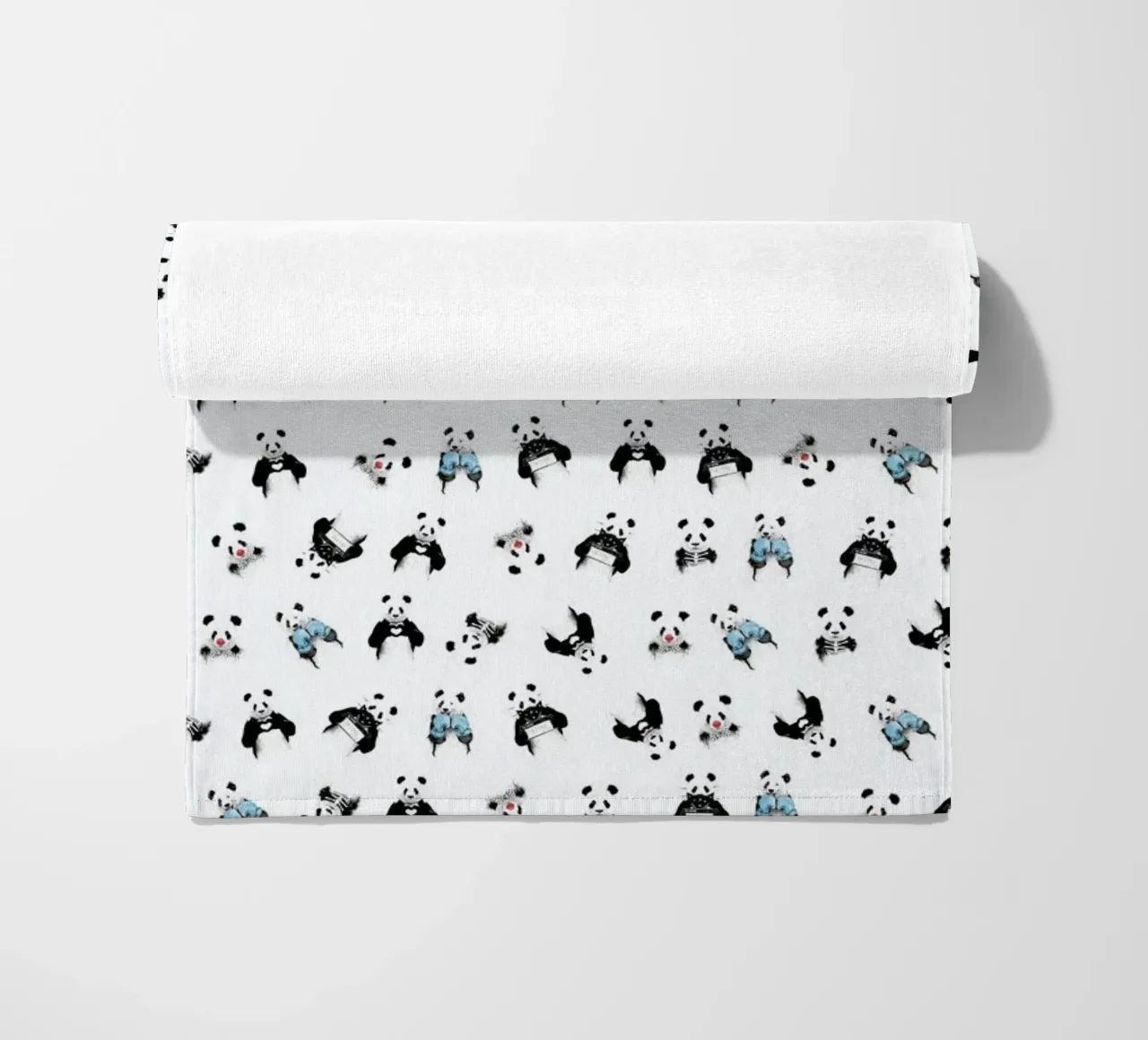 Panda Pattern telo mare da Balazs Solti