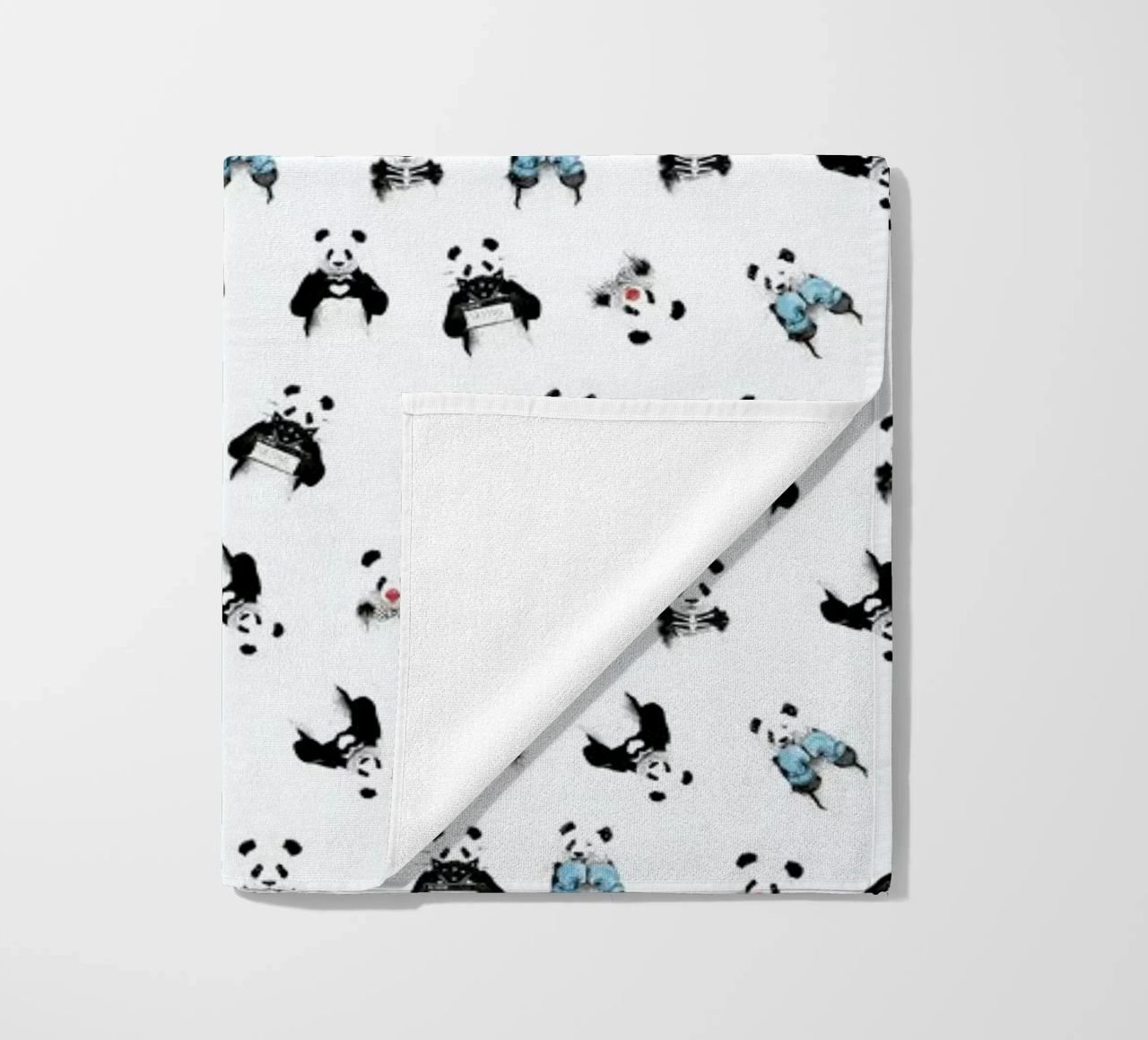 Panda Pattern telo mare da Balazs Solti