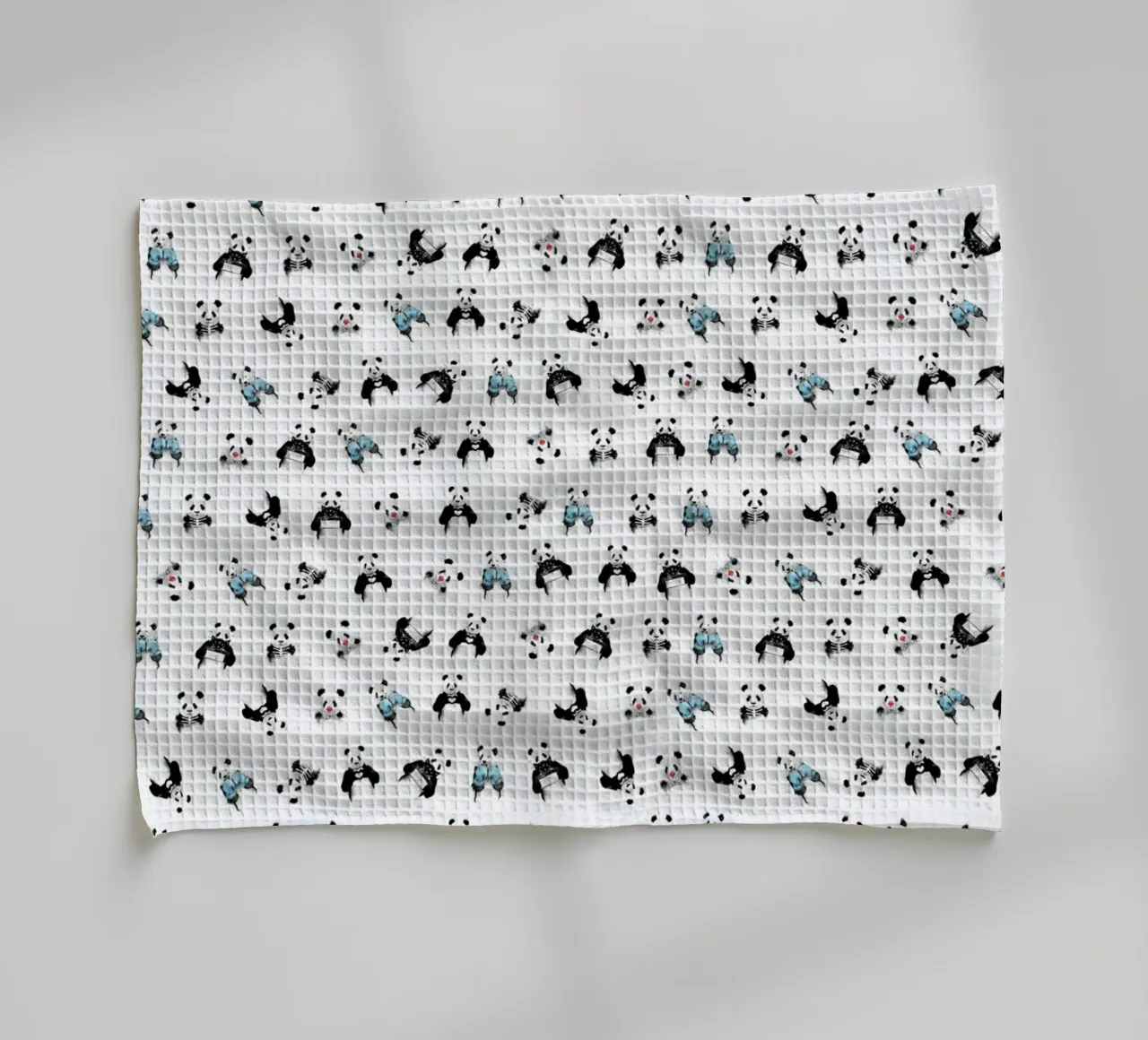 Panda Pattern torchon de Balazs Solti