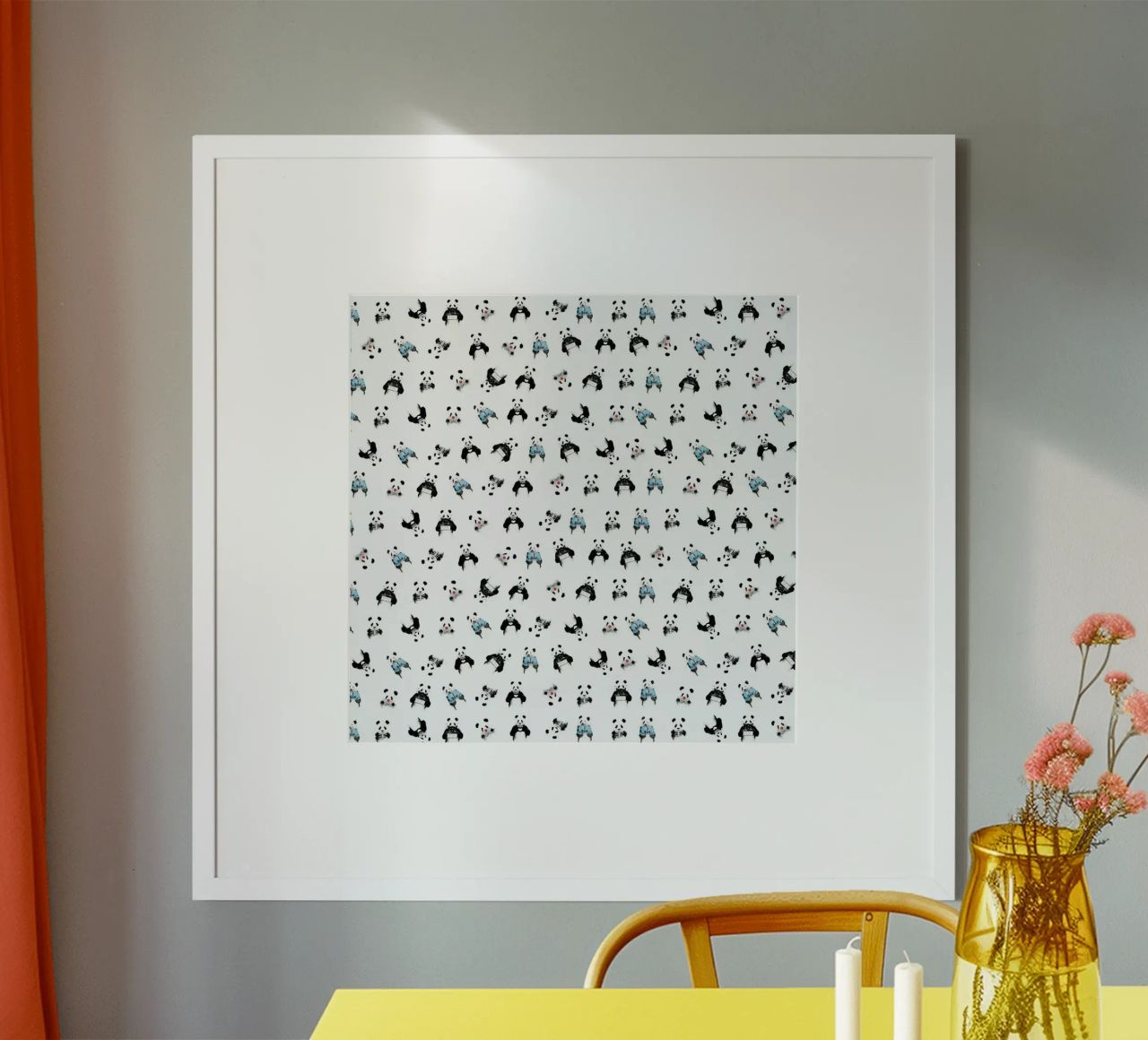 Panda Pattern carta hahnemühle da Balazs Solti