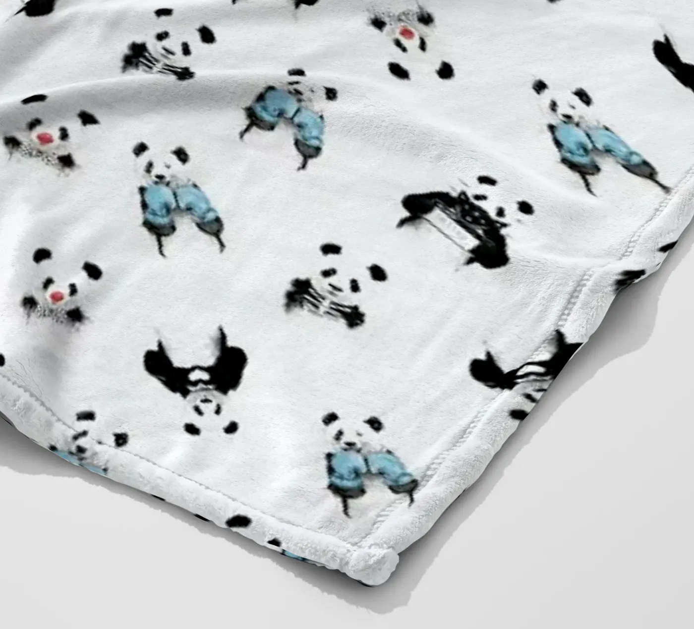 Panda Pattern Fleecedecke von Balazs Solti