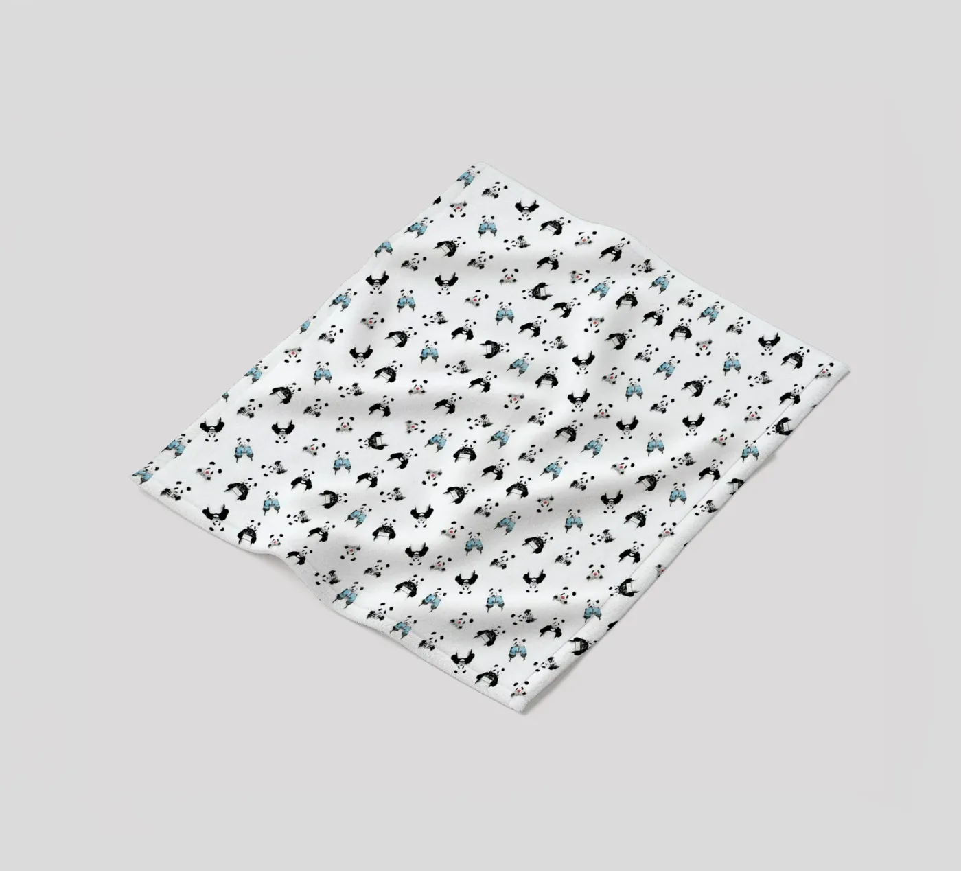 Panda Pattern Fleecedecke von Balazs Solti